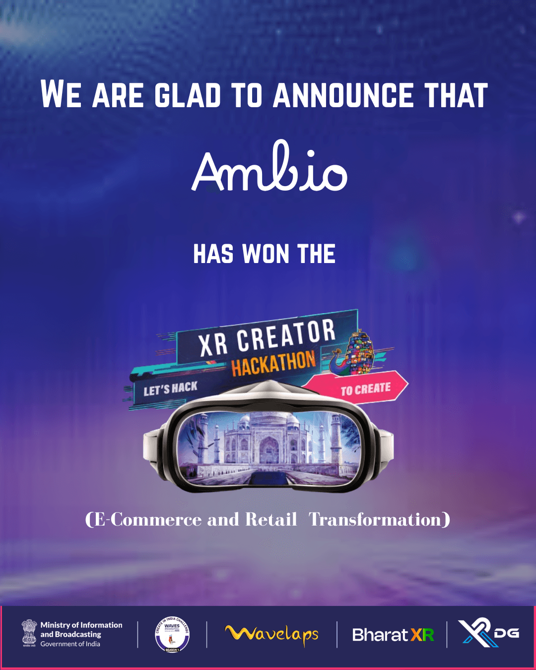 XR Creator Hackathon Winner